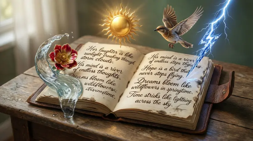 List of Similes and Metaphors