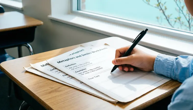 Metaphors and Similes Worksheets