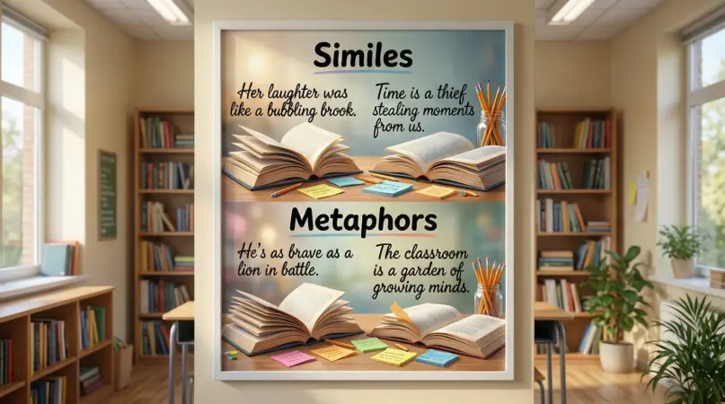 Similes and Metaphors Anchor Chart