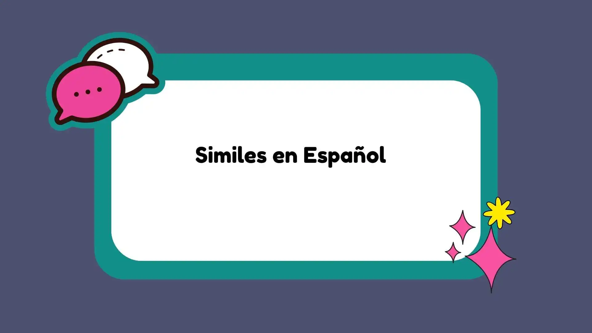 Similes en Español