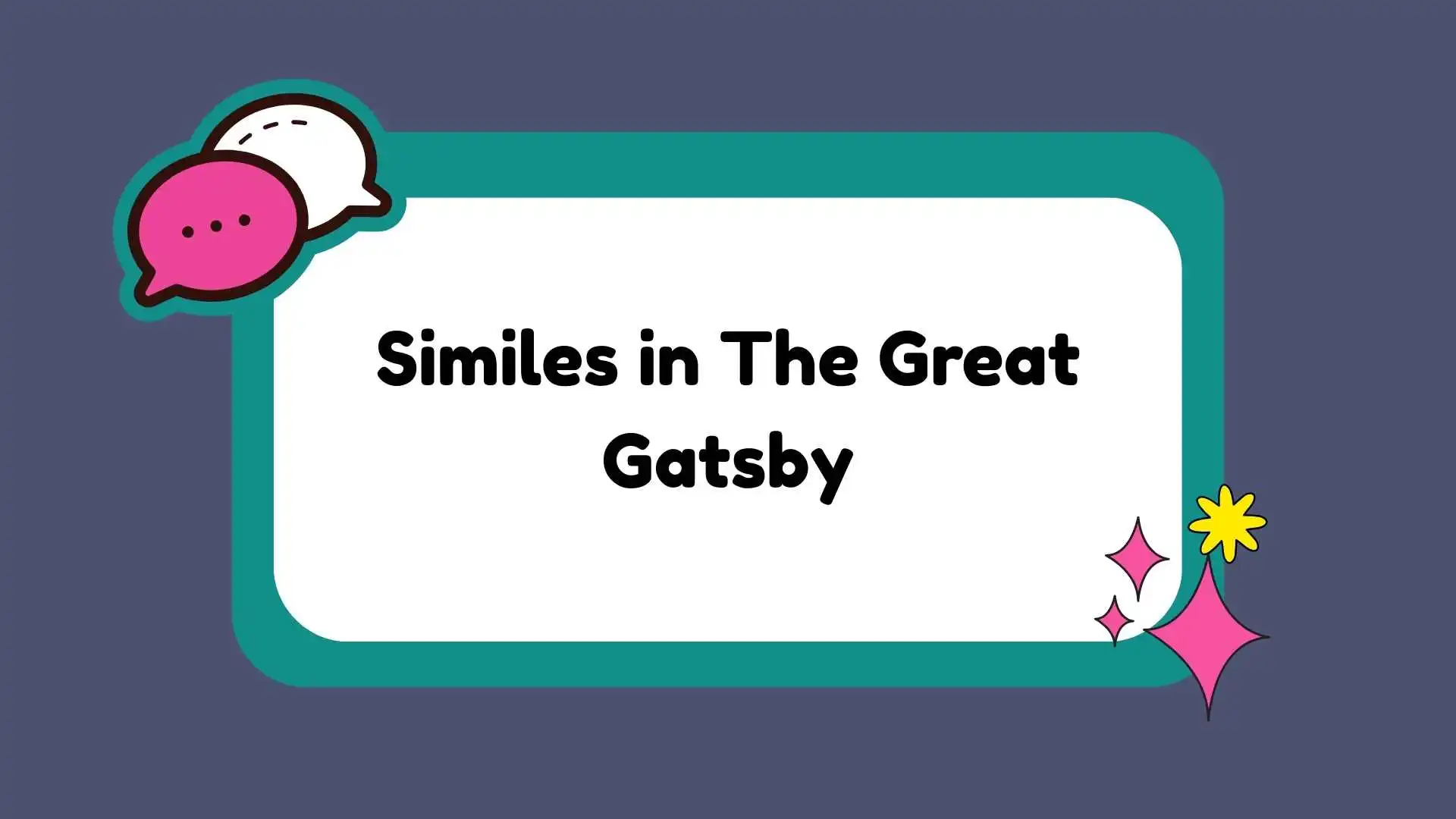 Similes in The Great Gatsby