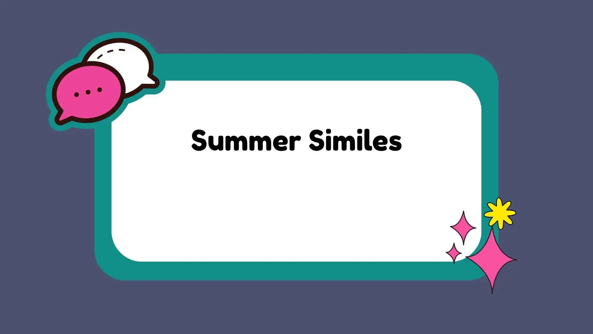 Summer Similes
